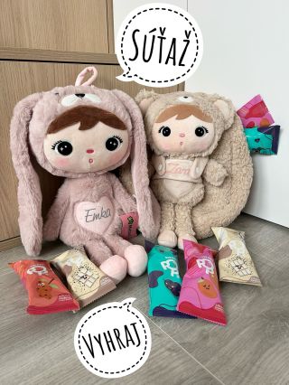 🧸 SÚŤAŽ o personalizovanú hračku a krabičku zdravých raw lízatiek 🍭 Vyhraj personalizovanú hračku podľa vlastného výberu...