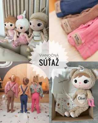 🎄 Vianočná SÚŤAŽ o personalizovanú bábiku (50 cm) alebo ruksak + pančuchy na traky “pre pekné mini riťky” alebo vianočný...